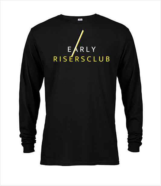 ERC Fitted Black T-Shirt Long Sleeve